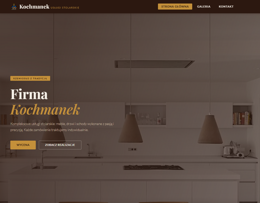 Strona internetowa firmy Stolarz & Kochman