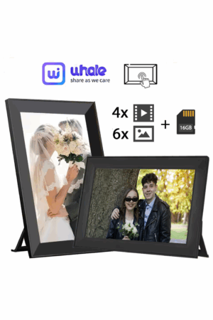 Cyfrowa Ramka z pakietem "dużo filmów" Czarna